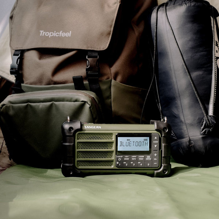 Radio Sangean Mmr-99  De Emergencia Con Sintonización Digital Verde Bosque