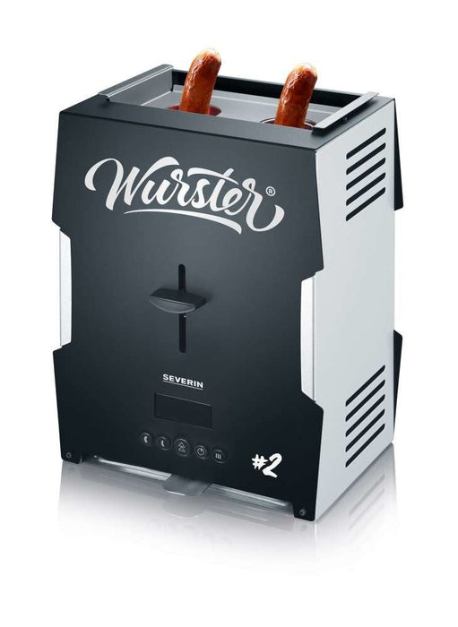 Parrilla Eléctrica Severin Wurster Wt 5005,  Negro/Gris, 2.000 Vatios, Parrilla Para Salchichas 4008146028328