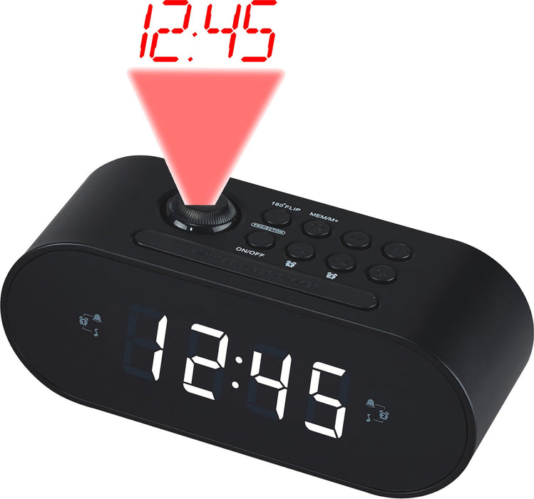 EAN 5706751028854 - Denver CRP-717 Reloj Digital Negro imagen 1