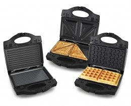 EAN 5901299914359 - Esperanza EKT005 sandwichera 700 W Negro, Gris imagen 2