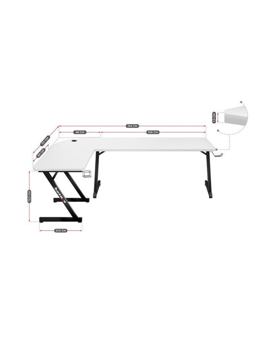 EAN 5903796011142 - Huzaro Hero 7.0 Negro, Blanco imagen 4