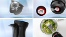 EAN 4242005400614 - Bosch Serie 4 MSM4B623 licuadora 0,6 L Batidora de inmersión 1000 W Antracita, Transparente imagen 2