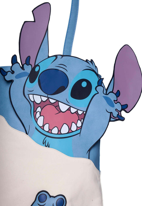 EAN 8718526200508 - DIFUZED Lilo & Stitch - Beach Day Stitch Poliuretano (PU) Azul, Blanco Mujer Bolso grande imagen 4