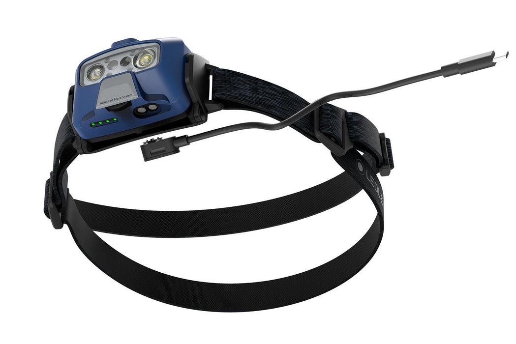 Linterna Frontal Ledlenser Hf6r Core, Luz Led Azul/Gris 502966