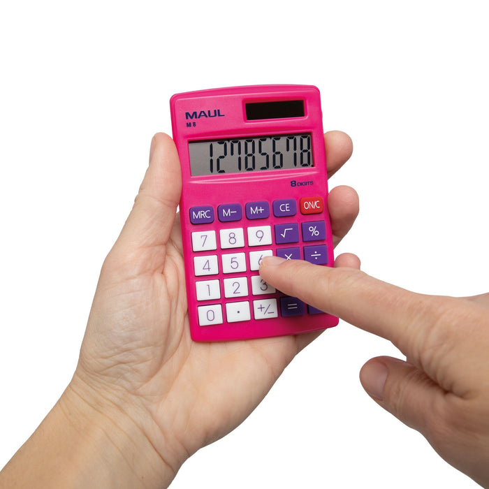 EAN 4002390085427 - MAUL M 8 calculadora Bolsillo Calculadora básica Rosa imagen 7