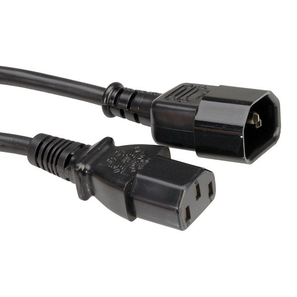 EAN 7611990197170 - ROLINE 1m IEC320 C14 - IEC320 C13 Negro C14 acoplador C13 acoplador imagen 2