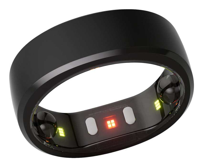Anillo Inteligente Ringconn Gen2 Para Hombre Y Mujer: Monitor De Sueño Y Actividad Física, Frecuencia Cardíaca, Color Negro Mate, Talla 9.