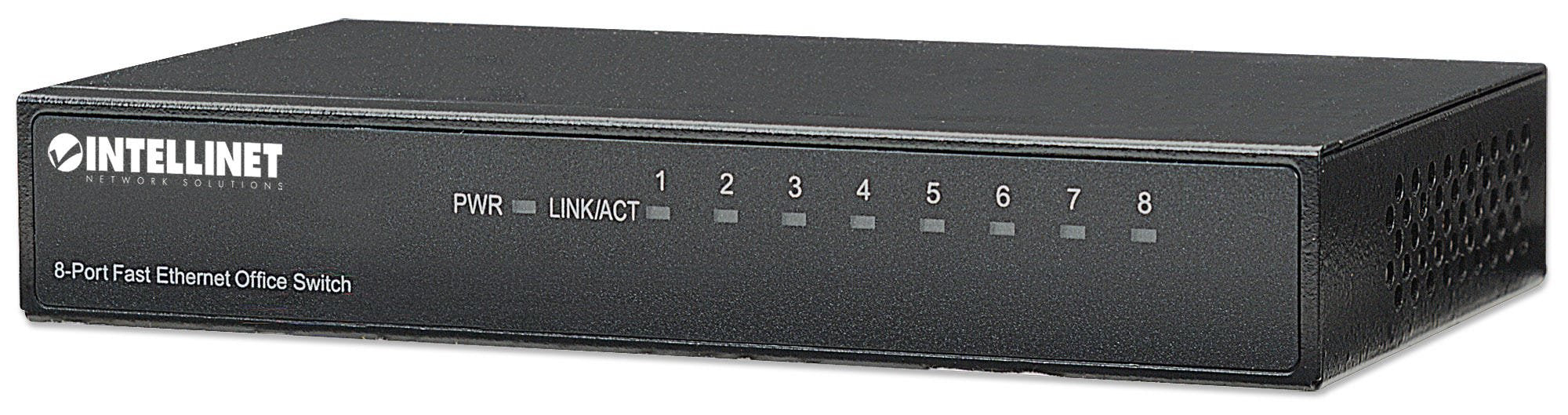 EAN 0763615761307 - Intellinet 8-Port Fast Ethernet Office Switch Fast Ethernet (10/100) Negro imagen 1