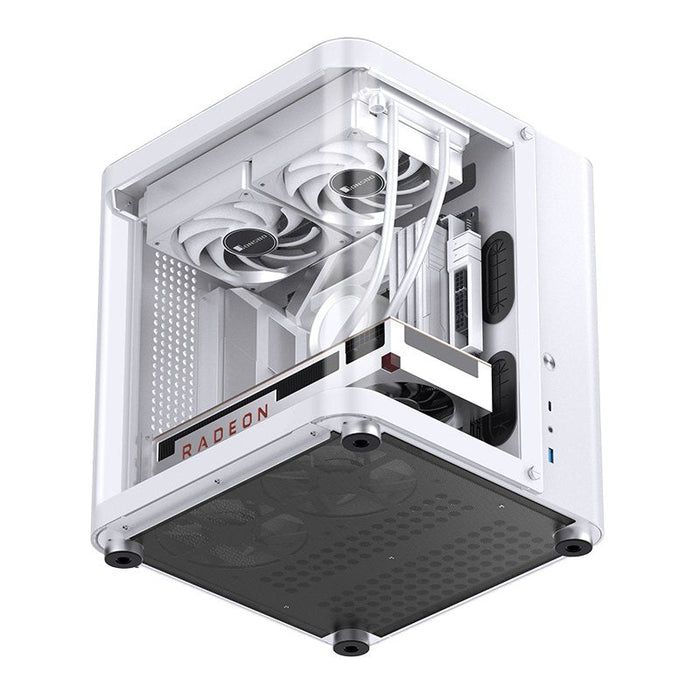 Jonsbo Tk-1 2.0 Micro-Atx Gehäuse, Temperojo Glass - Blanco