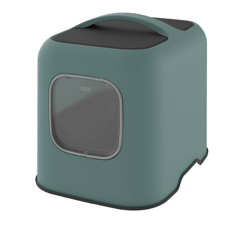 EAN 7610859245052 - Rotho BIALA Gato Caja de arena con cubierta Verde imagen 1