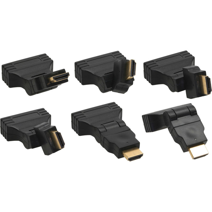 Adaptador Inline Hdmi A Dvi Hdmi Macho A 24+1 Hembra En Ángulo De 180°