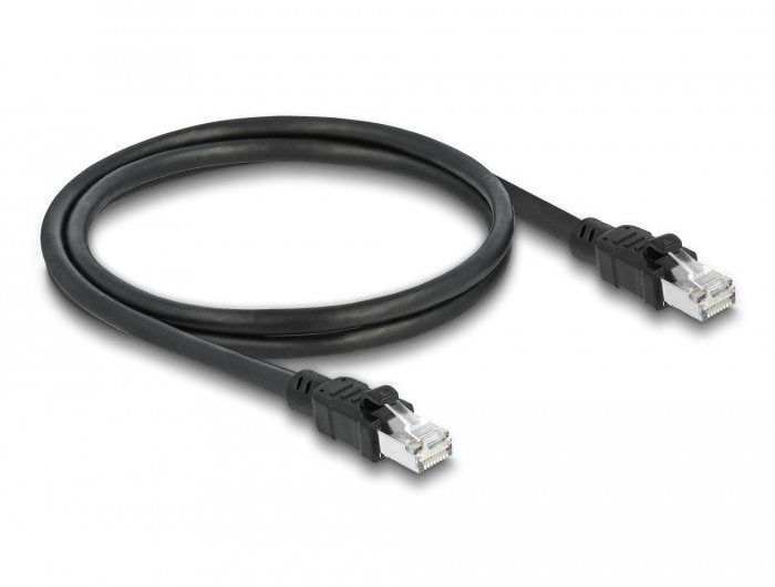 Cable Delock Netzwerk Rj45 Cat.6a F Utp Mit Innerem Metallmantel 1 M