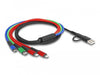 EAN 4043619878840 - DeLOCK 87884 cable USB USB 2.0 1,2 m USB A/USB C 2 x Lightning / Micro USB-B / USB C Negro, Azul, Verde,  imagen 1