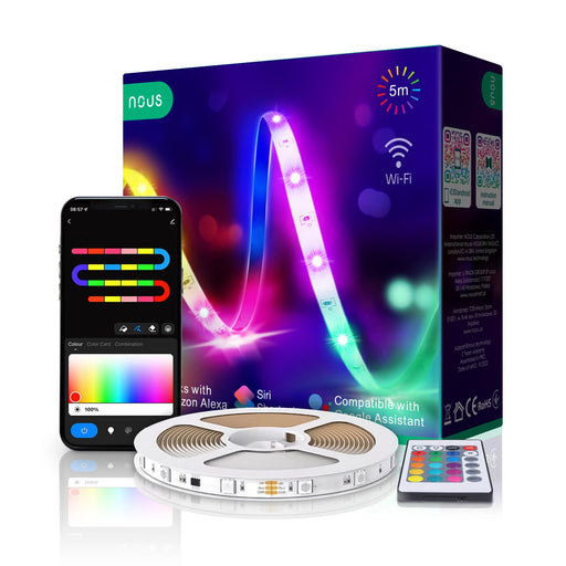 EAN 5907772033739 - Nous 5907772033739 iluminación inteligente Tira de luz inteligente Wi-Fi imagen 1
