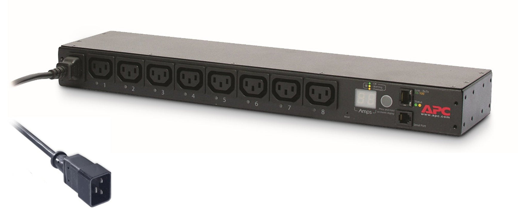 EAN 0731304331629 - APC AP7921B unidad de distribución de energía (PDU) 8 salidas AC 0U/1U Negro imagen 1