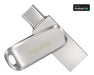 EAN 0619659219635 - SanDisk Ultra Dual Drive Luxe unidad flash USB 2 TB USB Type-A / USB Type-C 3.2 Gen 1 (3.1 Gen 1) Plata imagen 3