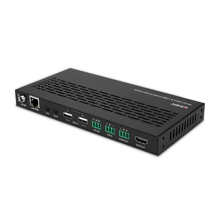 EAN 4002888383974 - Lindy 38397 extensor audio/video Receptor AV Negro imagen 2