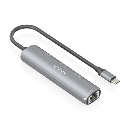EAN 8435739904022 - AISENS ASUC-4P040-GR base para portátil y replicador de puertos Alámbrico USB 3.2 Gen 1 (3.1 Gen 1) Type- imagen 2