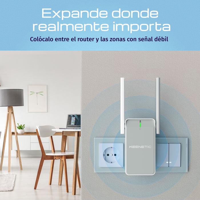 EAN 4897082922100 - Keenetic Buddy 6 (KN-3411) Repetidor de red Blanco, Gris 1000 Mbit/s imagen 7