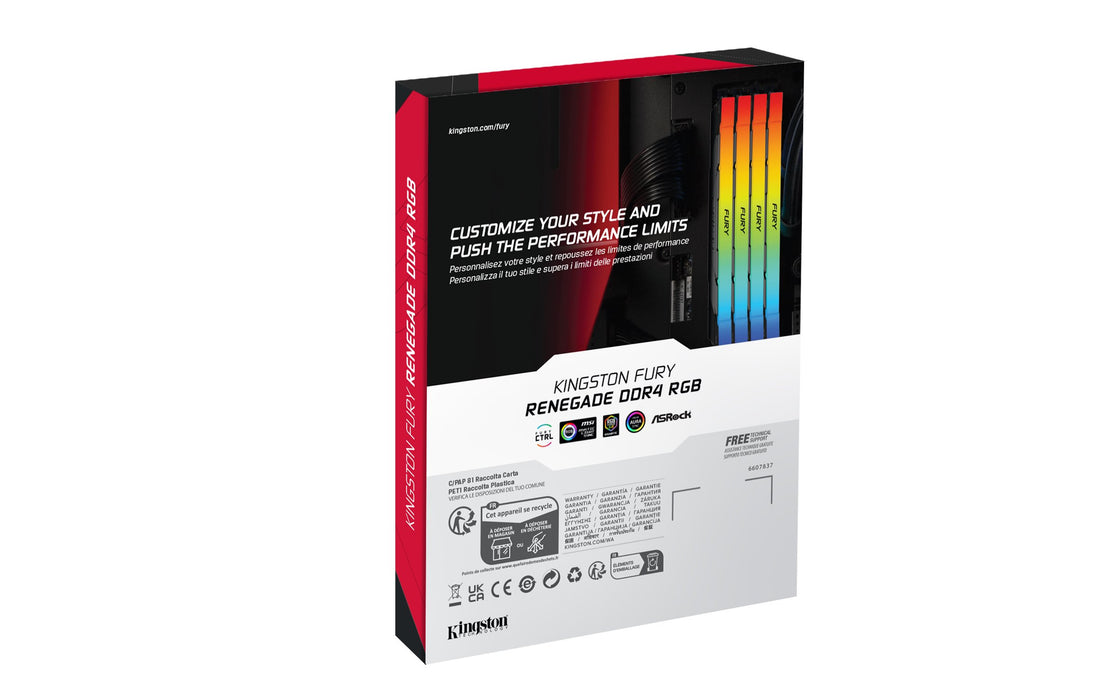 EAN 0740617338263 - Kingston Technology FURY Renegade RGB módulo de memoria 2 x 8 GB 4266 MT/s 288-pin DIMM imagen 6