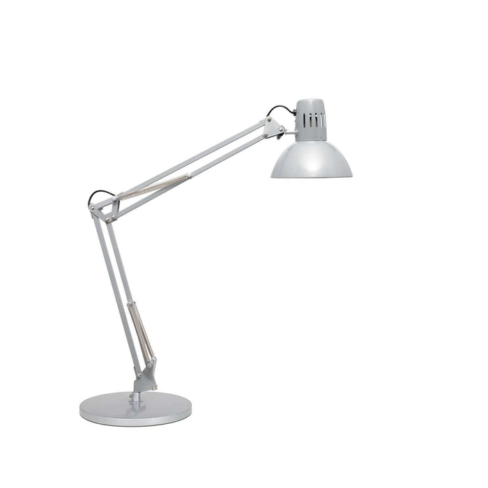 Maul Lampara Escritorio Maulstudy  Lampara Led Con Soporte Ajustable Con Brazo Articulado Para Escritorio  Elegante Lampara De Mesa Metálica Led  Fuente De Luz Led Incluida  Plata