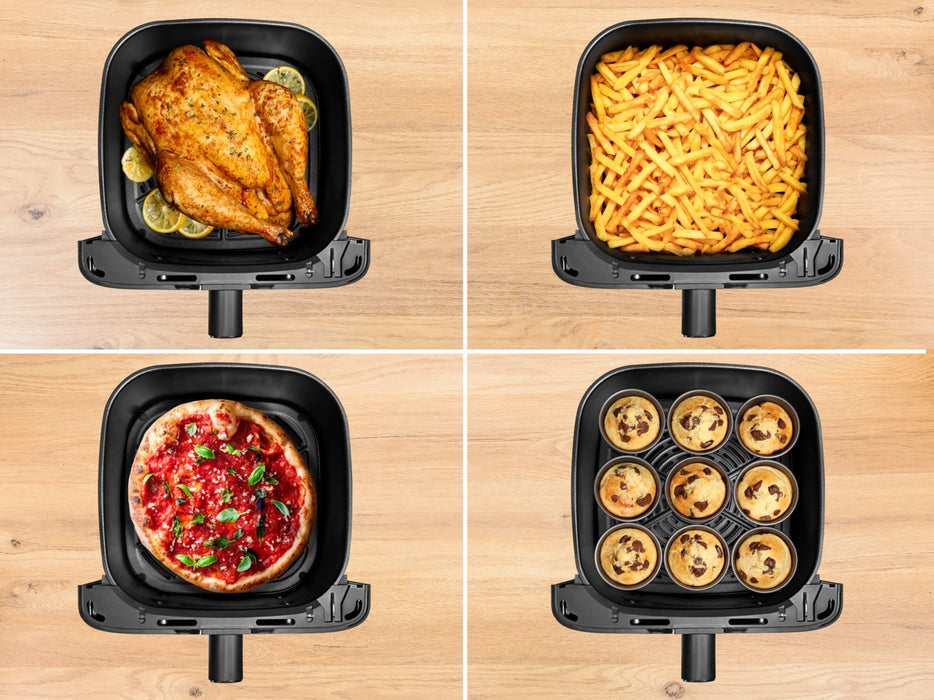 EAN 3045380026711 - Tefal Easy Fry Mega EY855BE0 freidora Sencillo 7,5 L Independiente 2020 W Freidora de aire caliente Gris imagen 7
