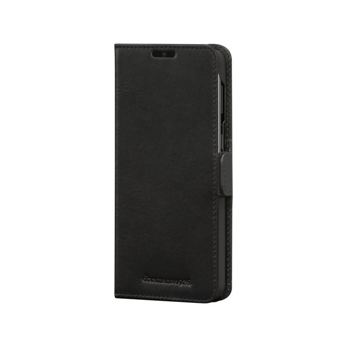 Dbramante1928 Copenhagen Funda Con Tapa Para Teléfono Móvil Cuero De Grano Entero Negro Para Samsung Galaxy S21+ 5g