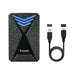 EAN 8433281009677 - TooQ TQE-2550BL caja para disco duro externo Carcasa de disco duro/SSD Negro 2.5" imagen 5