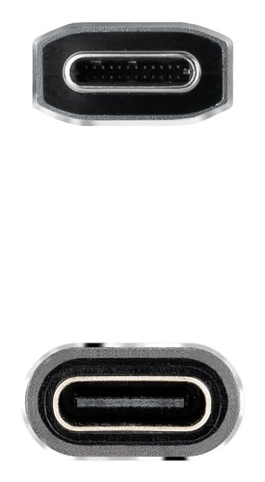 EAN 8433281015395 - Nanocable 10.01.4500-COMB cable USB USB 3.2 Gen 2x2 0,5 m USB C Negro imagen 3