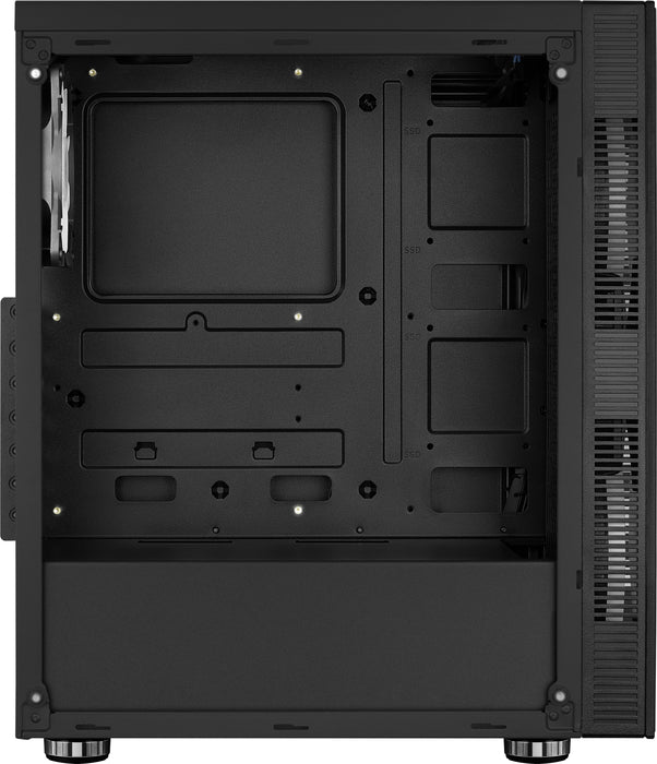 Caja Pc Aerocool Usb 3.0 2*Usb 2.0 Hd Audio+Mic Soporta Refrigeracion Liquida Atx Micro-Atx Mini-Itx Negro Python