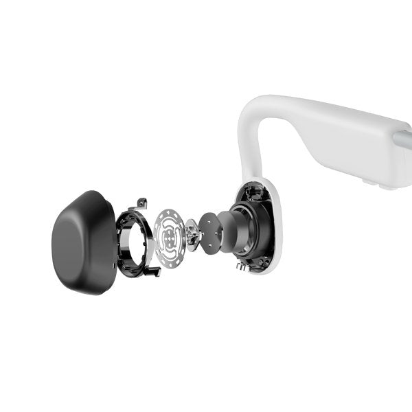EAN 0850033806274 - SHOKZ OpenMove Auriculares Inalámbrico gancho de oreja Llamadas/Música USB Tipo C Bluetooth Blanco imagen 3