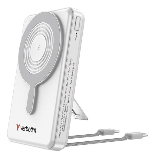 EAN 0023942322733 - Verbatim 32273 batería externa Polímero de litio 10000 mAh Cargador inalámbrico Plata imagen 1