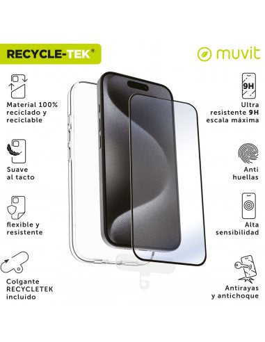 EAN 8426801174832 - Muvit MCPAK0101 funda para teléfono móvil 15,5 cm (6.1") Transparente imagen 4