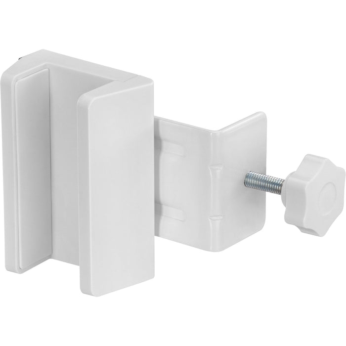 Abrazadera Para Pata De Mesa Inline Para Regleta  Tornillo, Blanca