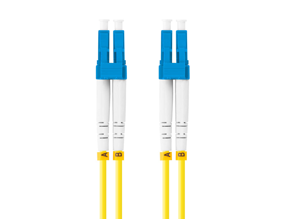 EAN 5901969433067 - Lanberg FO-LULU-SD11-0010-YE Cable de fibra óptica e InfiniBand 3 m LC Amarillo imagen 1