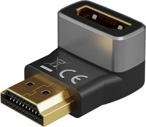 EAN 4040849720116 - Goobay 72011 adaptador de cable de vídeo HDMI tipo A (Estándar) Negro, Plata imagen 1