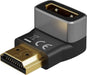 EAN 4040849720116 - Goobay 72011 adaptador de cable de vídeo HDMI tipo A (Estándar) Negro, Plata imagen 1