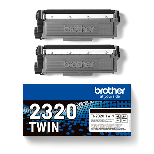 EAN 4977766812740 - Brother TN-2320TWIN cartucho de tóner 1 pieza(s) Original Negro imagen 1