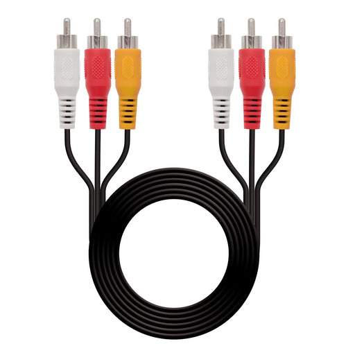 EAN 8433281002890 - Nanocable 10.24.0802 cable de vídeo compuesto 1,8 m 3 x RCA Negro imagen 1