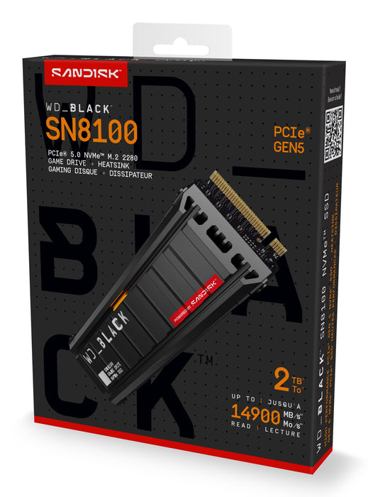 EAN 0619659220921 - SanDisk Black WD_BLACK SN8100 NVMe 2 TB M.2 PCI Express 5.0 TLC 3D NAND imagen 7
