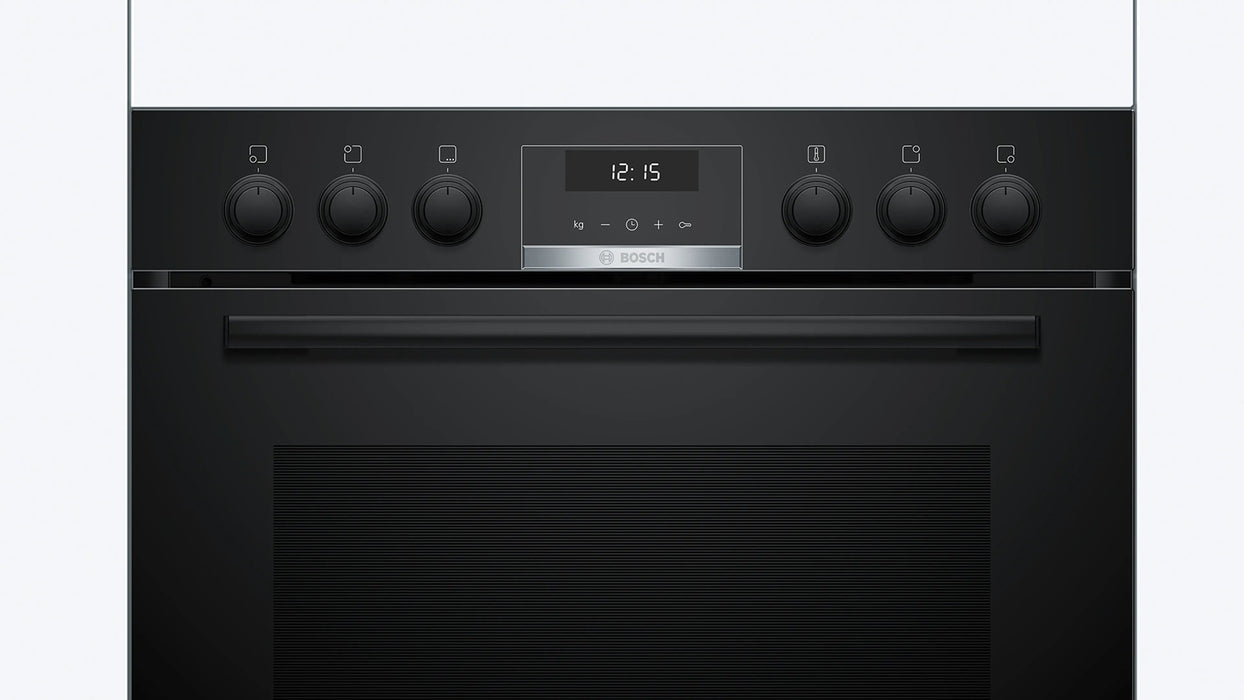 Bosch Home Hnd616ls63, Juego De Estufa Negro/Acero Inoxidable Hnd616ls63