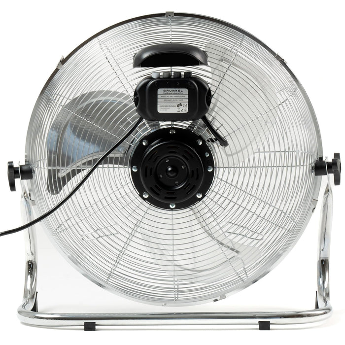 Ventilador De Suelo Industrial Grunkel Met-H16industrial 90w 3 Aspas 40cm 3 Velocidades