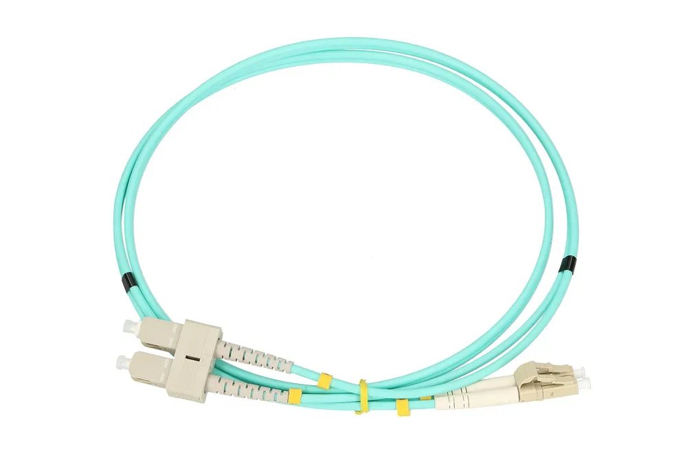 Extralink Cable Fibra Óptica Lc/Upc-Sc/Upc Mm Om3 Duplex 3.0mm 2m
