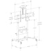 EAN 8059018364491 - Techly ICA-TR230 mueble y soporte para dispositivo multimedia Negro Panel plano Carro multimedia imagen 2