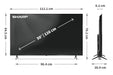 EAN 5905683272865 - Sharp 50HP5265E Televisor 127 cm (50") 4K Ultra HD Smart TV Wifi Negro imagen 8