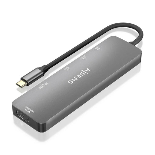 EAN 8436574709964 - AISENS ASUC-6P016-GR base para portátil y replicador de puertos Alámbrico USB 3.2 Gen 1 (3.1 Gen 1) Type- imagen 2