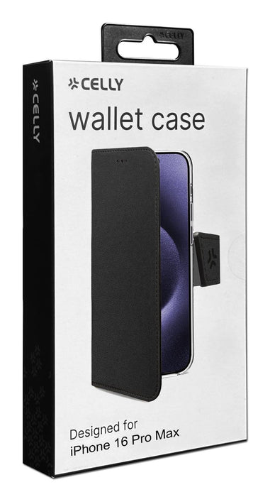 EAN 8021735210788 - Celly WALLY1081 funda para teléfono móvil 17,5 cm (6.9") Funda cartera Negro imagen 3