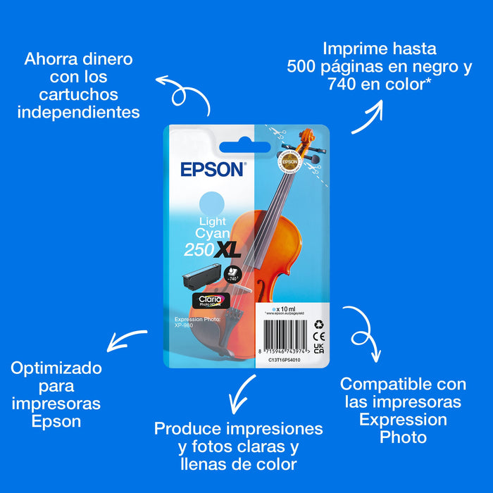 EAN 8715946743974 - Epson Violin Claria Photo HD cartucho de tinta 1 pieza(s) Original High (L) Yield imagen 2