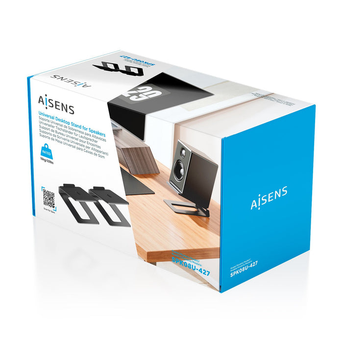 EAN 8435739904237 - AISENS SPK08U-427 soporte de altavoz Mesa, Escritorio Acero imagen 6