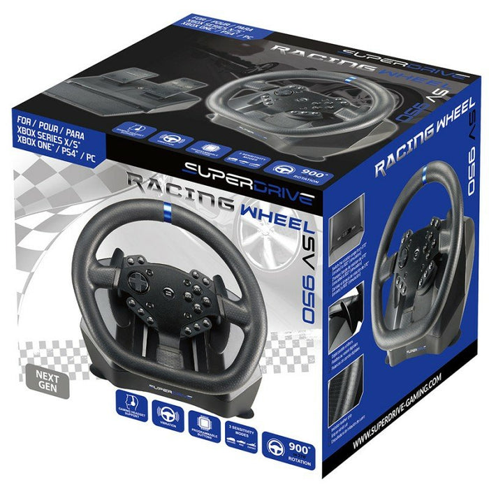 EAN 3701221702571 - Subsonic SA5640-NG mando y volante Negro Volante + Pedales PC, PlayStation 4, Xbox One, Xbox One S, Xbox  imagen 11